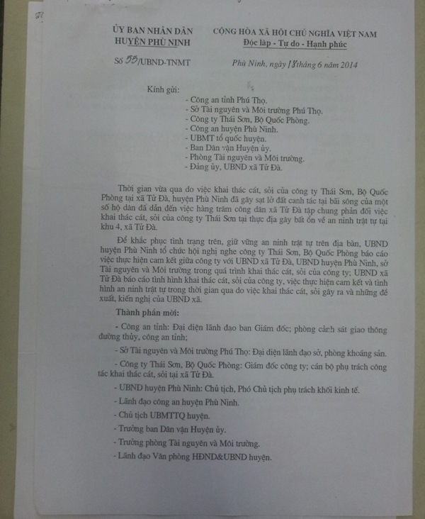 bai 2 ubnd huyen phu ninh to chuc hoi nghi lam ro van de bao neu