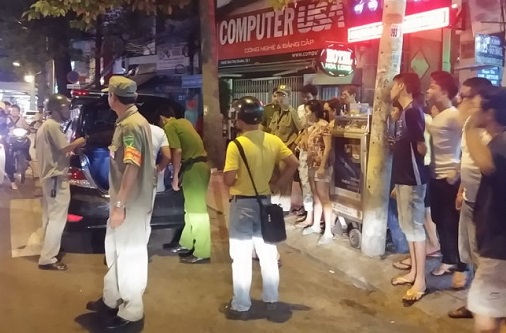no sung giua trung tam tphcm pha chuyen an ma tuy