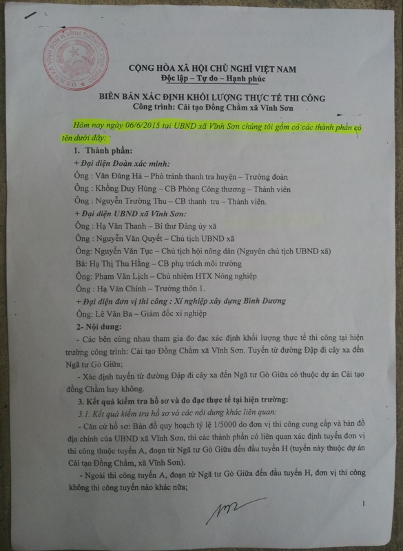 bai 2 huyen vinh tuong thu ly to cao co dau hieu tham nhung