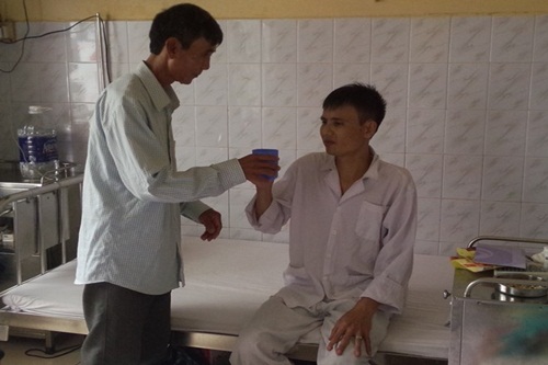 mot chien sy canh sat bien vat lon voi chung suy tim cap 4