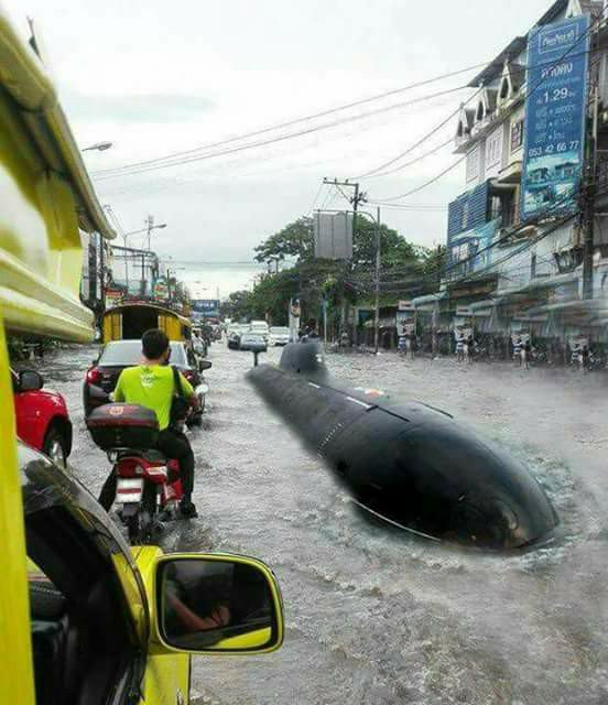 loat anh hai huoc chung minh ngap lut o bangkok khong he buon ruoi ruoi nhu nguoi ta van tuong