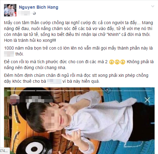 het vuong scandal giat chong ghen nguoc voi vo nguoi tinh cuu hotgirl lee balan lai bi gach da vi dang anh gay soc