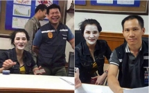 canh sat thai lan bi chi trich vi chup anh cuoi dua voi nghi pham vu giet nguoi gay rung dong