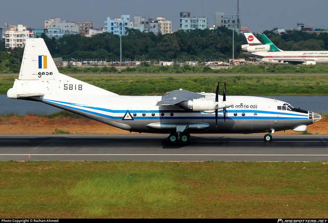 may bay quan su myanmar mat tich cung hon 100 nguoi la may bay made in china