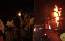 ha noi chay lon tai mot bot dien tren duong nguyen chi thanh ngon lua boc cao du doi