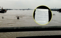 dong nai de lai tam thu tren xe may nguoi dan ong nhay cau tu tu