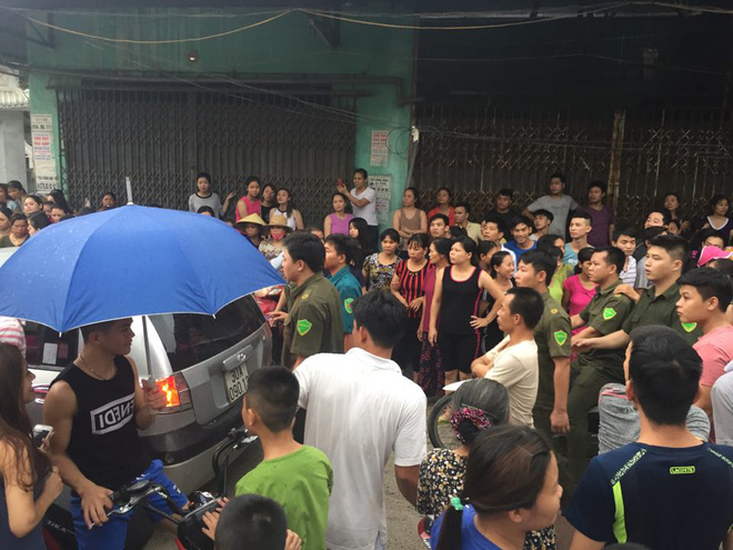 cong an dung lai hien truong vu nguoi me nghi sat hai con de 33 ngay tuoi o ha noi