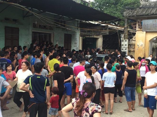 cong an dung lai hien truong vu nguoi me nghi sat hai con de 33 ngay tuoi o ha noi