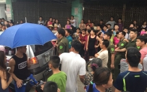 cong an dung lai hien truong vu nguoi me nghi sat hai con de 33 ngay tuoi o ha noi