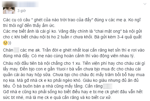 nang dau len mang than tho me chong ki bo gui cho chau noi lo mat ong chua ho be nhu mat muoi