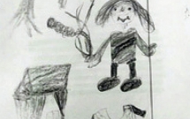 buc ve cua be gai 10 tuoi vach tran toi ac khong the dung thu cua chu ruot