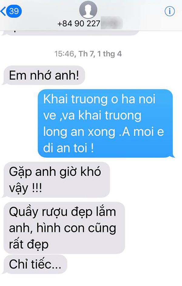 chong cu cong khai tin nhan nho nhung cau xin tha thu cua phi thanh van sau khi ly hon