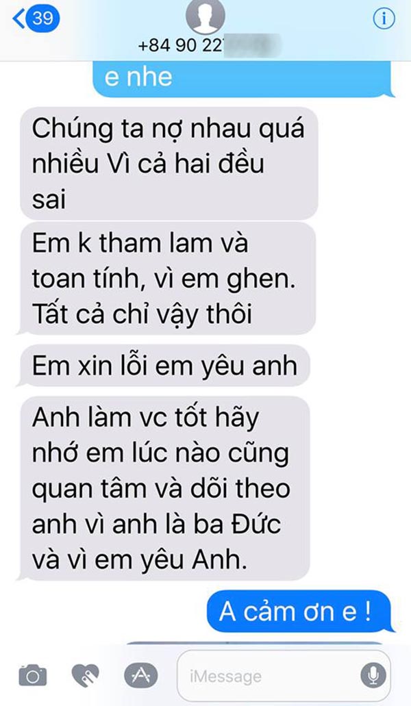 chong cu cong khai tin nhan nho nhung cau xin tha thu cua phi thanh van sau khi ly hon