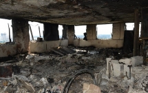 video cac vat dung ben trong toa thap o london deu bi thieu rui bien dang khong the nhan ra