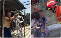 cuu con gai nhay song tu tu vi buon chan chuyen tinh cam ong bo bien mat giua dong nuoc xoay