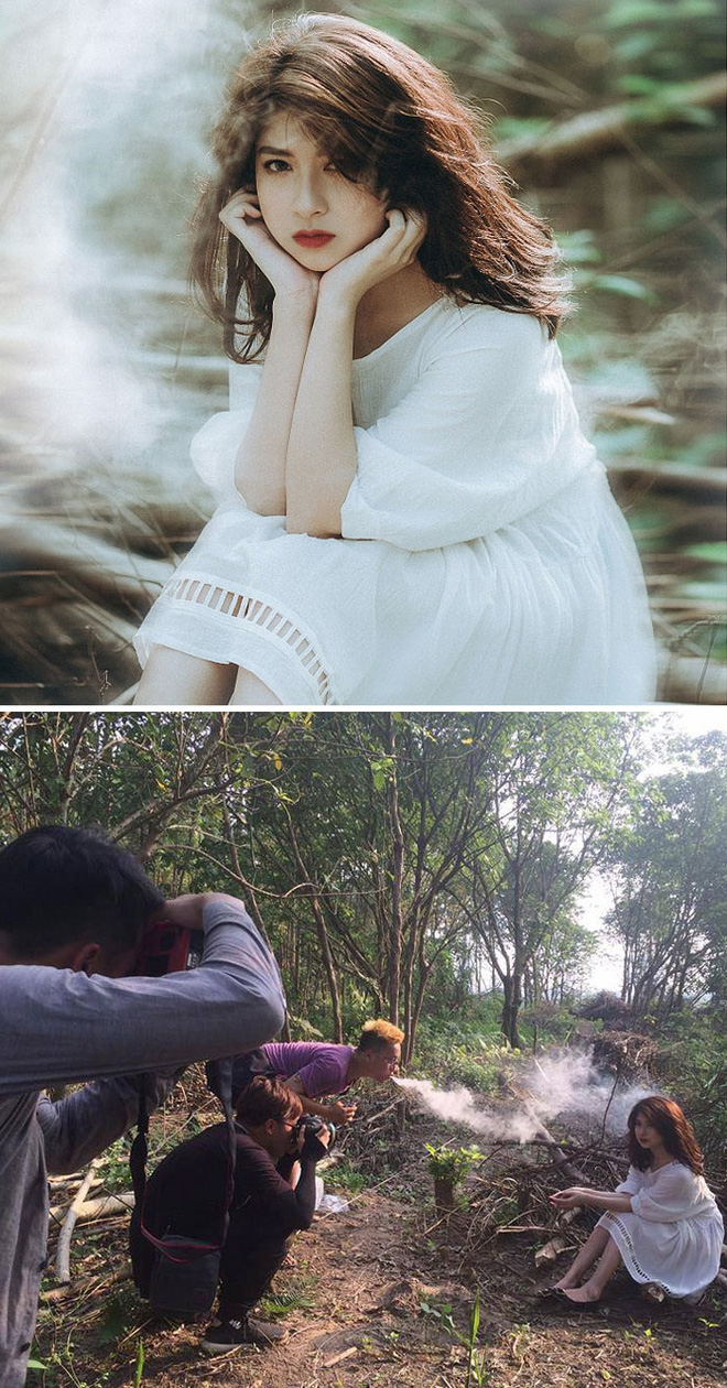 cuoi khong nhat duoc mom khi xem qua trinh san sinh ra cac buc anh ngan like tren mang xa hoi