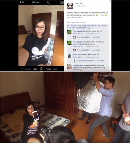 cuoi khong nhat duoc mom khi xem qua trinh san sinh ra cac buc anh ngan like tren mang xa hoi