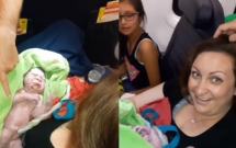 chao doi ngay tren may bay be trai may man duoc bay mien phi tron doi