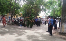 bao ve benh vien bi nguoi nha benh nhan dung dao dam nguy kich