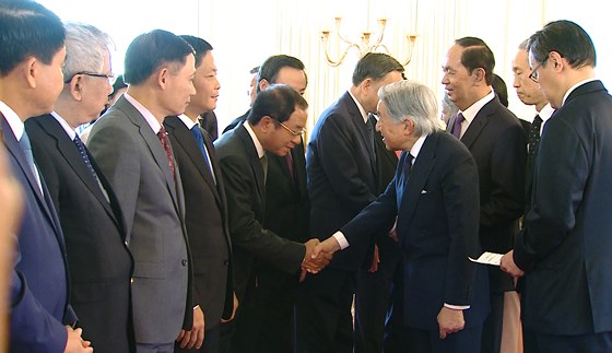 chu tich nuoc va phu nhan ket thuc chuyen tham cap nha nuoc nhat ban