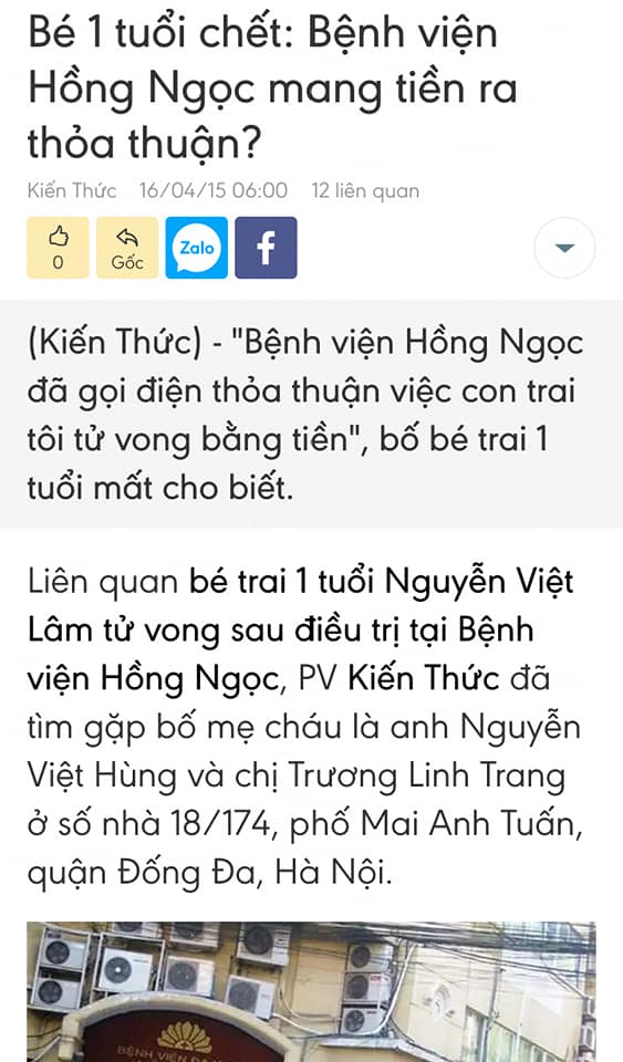 tiep baibenh vien hong ngoc van hanh co so tiem chung khong khai bao nghi van bao cao thieu trung thuc