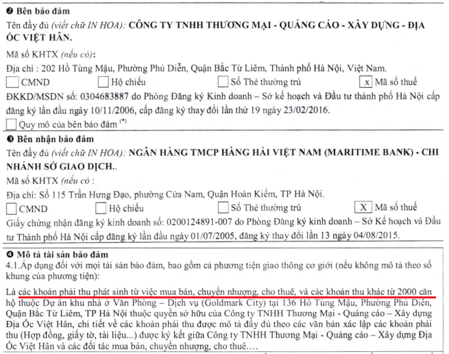 chong mat voi ty le cho vay bat dong san cua maritime bank