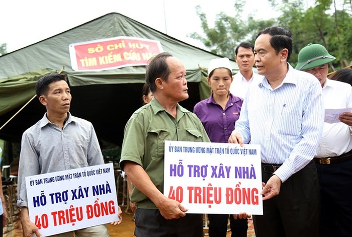 tham hoi ho tro ba con vung lu tai lai chau ha giang