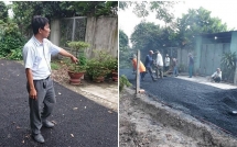 vu cong an cong tay nguoi lam duong giup dan nguoi than co thua dat tren con duong nay