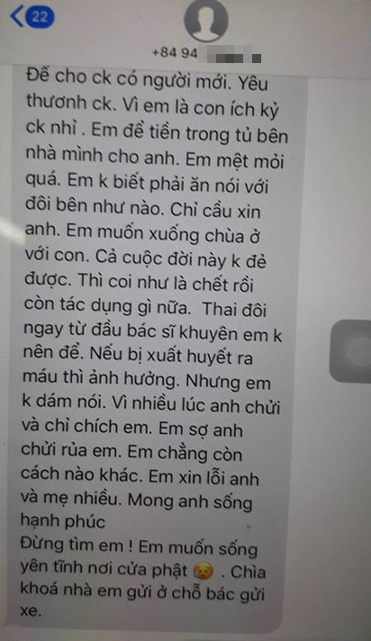 vu vo sinh doi nhung khong dua con ve khien chong quan tri tu tu toi nghi ngo vo de con trong mot ngoi chua o ha noi