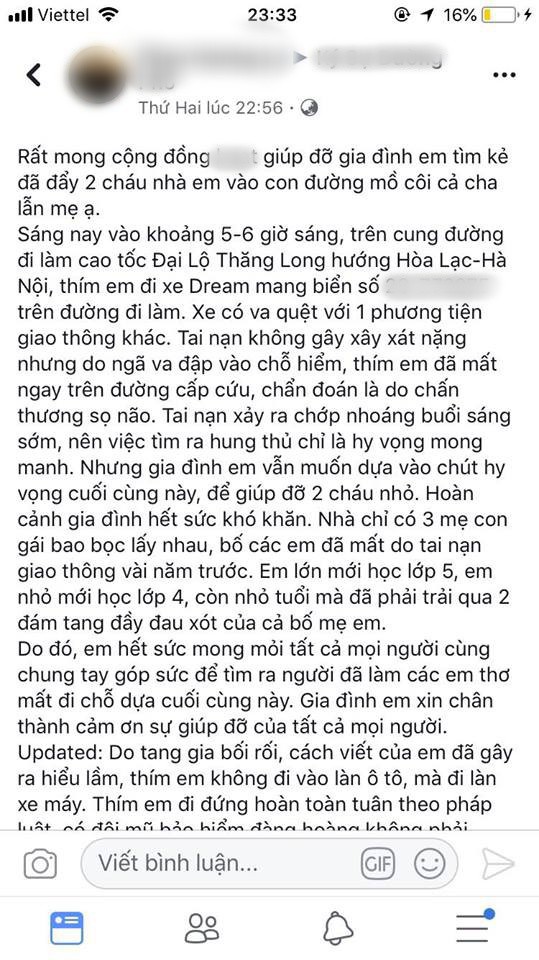 hai be gai lam vao canh mo coi vi bo mat chua lau nay me cung gap tai nan tu vong thuong tam