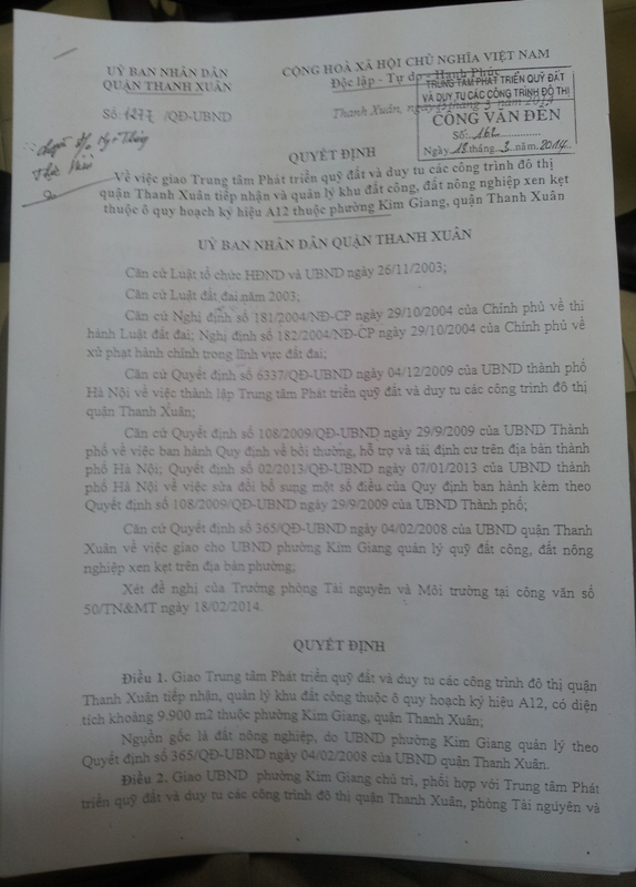 chu tich phuong kim giang day trach nhiem cho pho chu tich quan