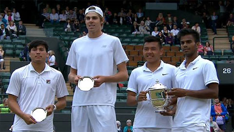 ly hoang nam vo dich giai tre wimbledon doi nam