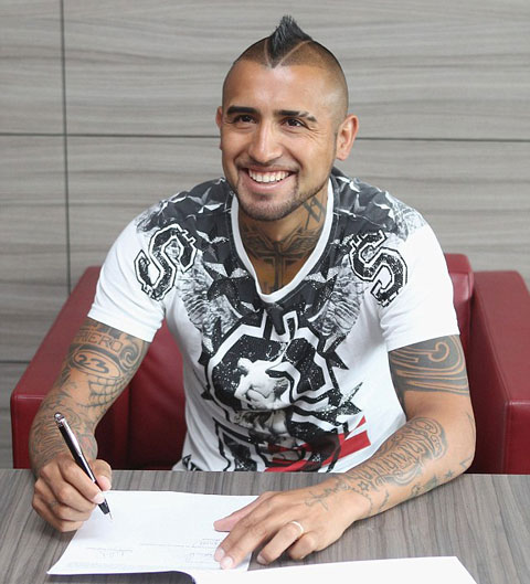 arturo vidal ra mat bayern munich