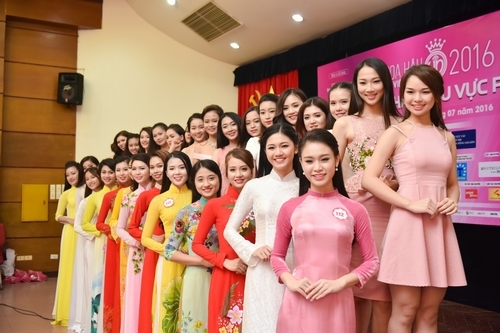 danh sach 32 thi sinh vao chung khao phia bac hoa hau viet nam 2016