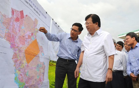 pho thu tuong trinh dinh dung lam viec voi lanh dao tinh dong nai ve san bay quoc te long thanh