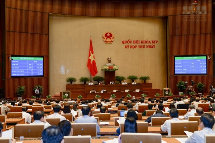 quoc hoi bau cac chuc danh pho thu tuong va bo truong