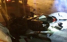 tphcm chay nguoc chieu tren cau vuot 2 thanh nien bi xe tai tong thiet mang