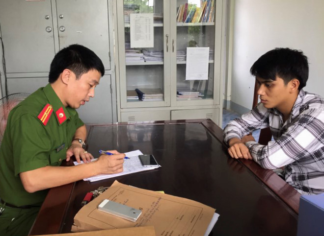 khoi to tai xe container hat vang csgt xuong duong