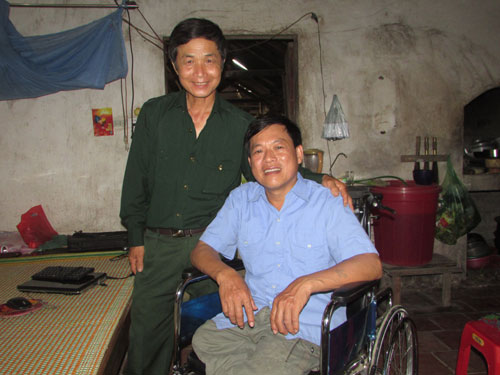 chuyen nguoi thuong binh nang dung tien luong lam tu thien