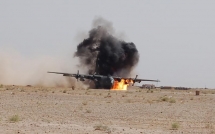 nong may bay quan su my no tung giua troi nhieu nguoi thiet mang