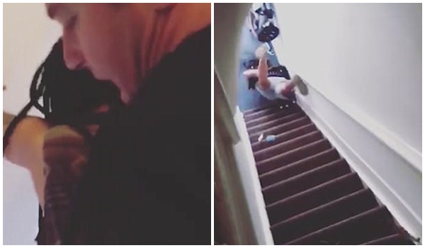 khong tra phong dung gio nu du khach nam phi bi chu nha tro day nga tu cau thang xuong dat