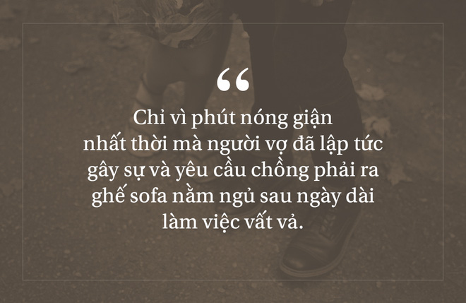 su an han cua nguoi vo duoi chong ra ghe sofa ngu suot doi nay toi se chang the nghe anh ay noi yeu em them mot lan nao nua