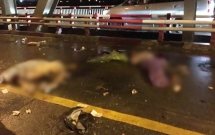 3 nguoi thuong vong sau tai nan nghiem trong tren cau chuong duong trong dem