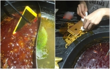 trung thuong hon 3 trieu dong co gai sung suong lam roi iphone 6 plus vao noi lau roi an va don vi trao giai
