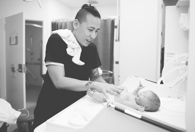 dan mang xuc dong truoc bo anh chan thuc chong cung vo vuot can