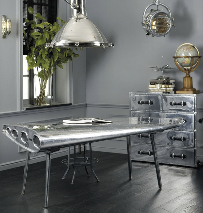 chiem nguong 20 mon do noi that an tuong duoc tai che tu may bay hong