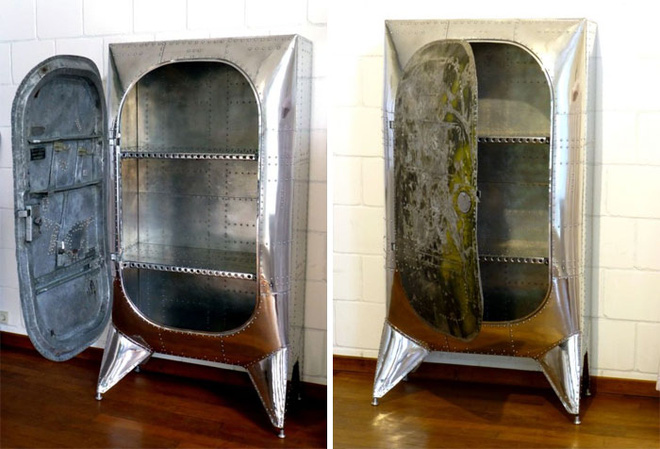 chiem nguong 20 mon do noi that an tuong duoc tai che tu may bay hong