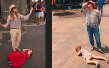 mac con gao khoc lan lon o cong vien ba me minh tinh nay khien nhieu nguoi than phuc boi cach day con qua hay