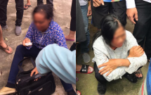 ha noi xon xao clip hai phu nu bi danh da man vi nghi bat coc tre em nhung su that la ho da bi oan