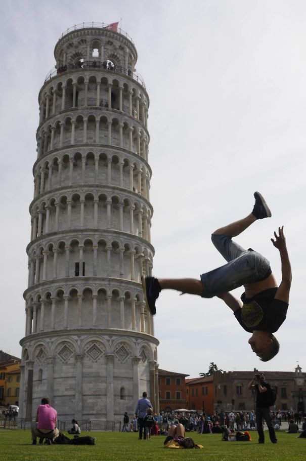 16 kieu chup anh song ao sang tao voi thap nghieng pisa